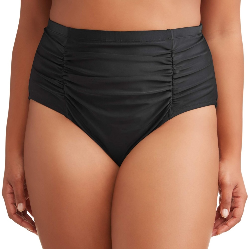 Terra & Sky Women's Black Swim Bottom